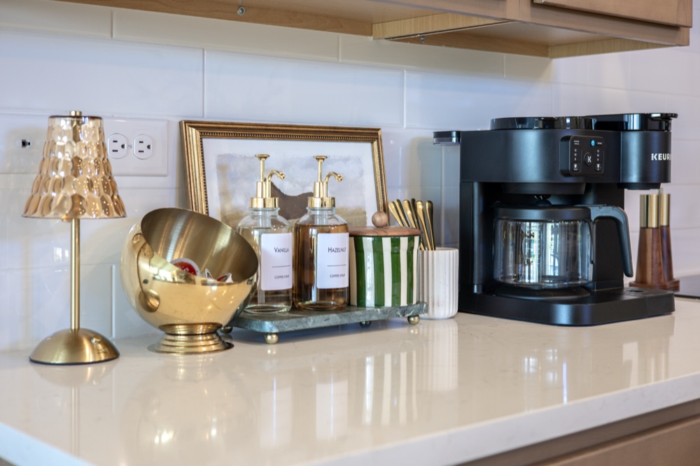 The coffee corner at Casa Olivia